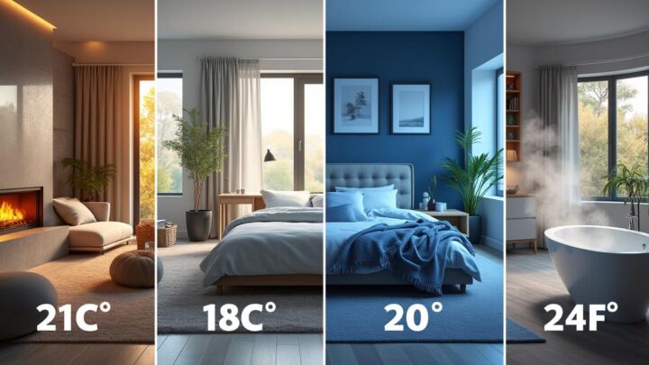 Quelle est la température idéale dans chaque pièce de la maison ? 1 découvrez la température idéale pour chaque pièce de votre maison afin d'assurer confort et bien-être toute l'année.