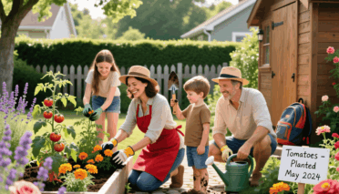 jardiner avec ses enfants