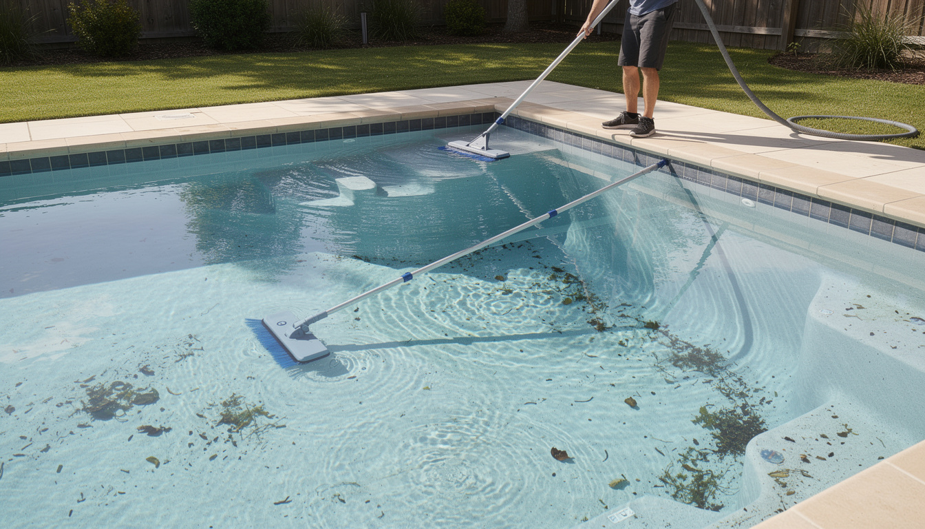 découvrez nos conseils pratiques pour bien nettoyer manuellement le fond de votre piscine et maintenir une eau claire et saine toute la saison.