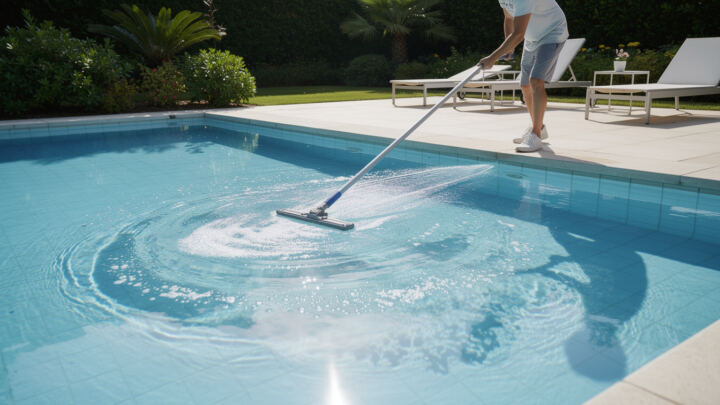 découvrez nos conseils pratiques pour bien nettoyer le fond de votre piscine manuellement et maintenir une eau claire et saine toute la saison.