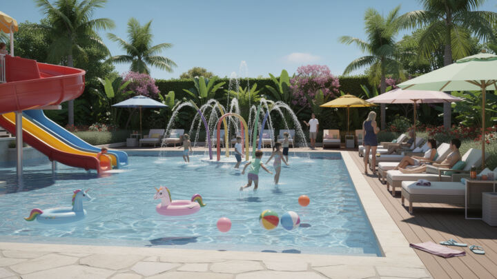découvrez nos conseils pour aménager un espace de jeux aquatiques sécurisé et ludique autour de votre piscine, idéal pour toute la famille.