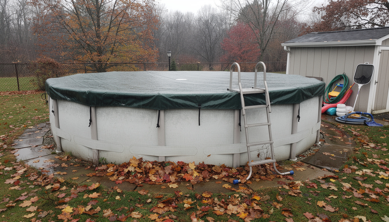 découvrez les étapes essentielles pour préparer efficacement votre piscine hors sol à l'hiver et la protéger contre le froid et les intempéries.